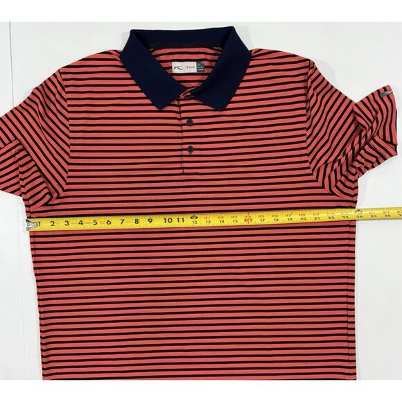 Kjus Mens Size 54 XL Shirt Luis Stripe Polo Comfort Fit Golf Dallas Country Club - Picture 10 of 14
